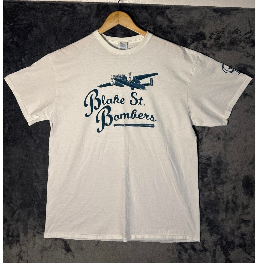 VTG Colorado Rockies Blake Street Bombers Shirt XL Delta Pro Weight White Y2K